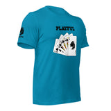 Playful Spades - Black (Unisex) T-Shirt