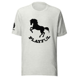 Playful Horse Black (Unisex) T-Shirt