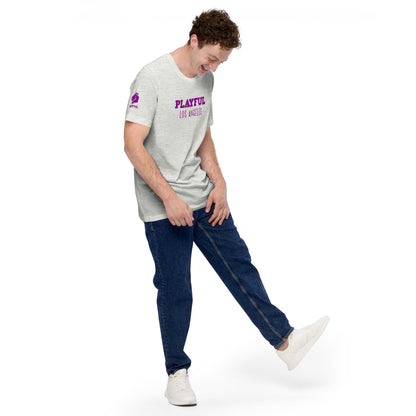 Playful Los Angeles - Purple (Unisex) t-shirt