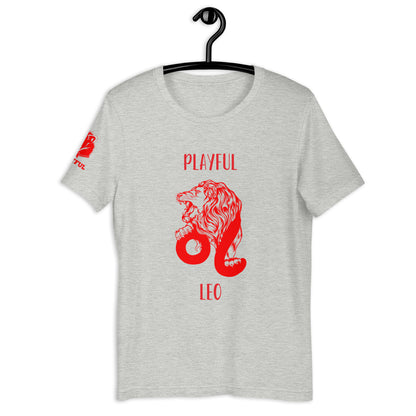 Playful Leo Red (Unisex) Tee