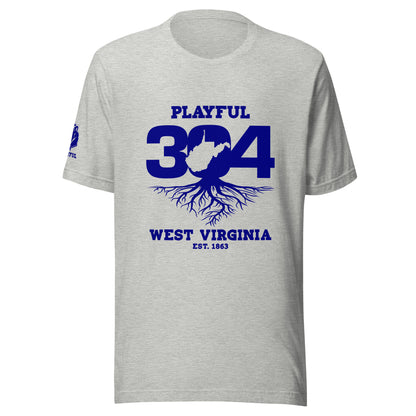 Playful WV - Blue (Unisex) T-Shirt