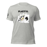 Playful Spades - Black (Unisex) T-Shirt