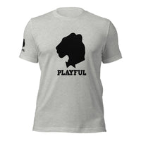 Playful Black Out Logo (Unisex) T-Shirt
