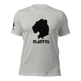 Playful Black Out Logo (Unisex) T-Shirt
