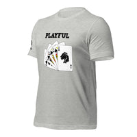 Playful Spades - Black (Unisex) T-Shirt