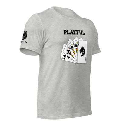 Playful Spades - Black (Unisex) T-Shirt