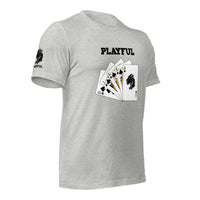 Playful Spades - Black (Unisex) T-Shirt