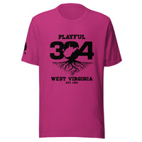 Playful WV - Black (Unisex) T-Shirt