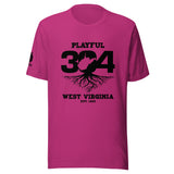 Playful WV - Black (Unisex) T-Shirt
