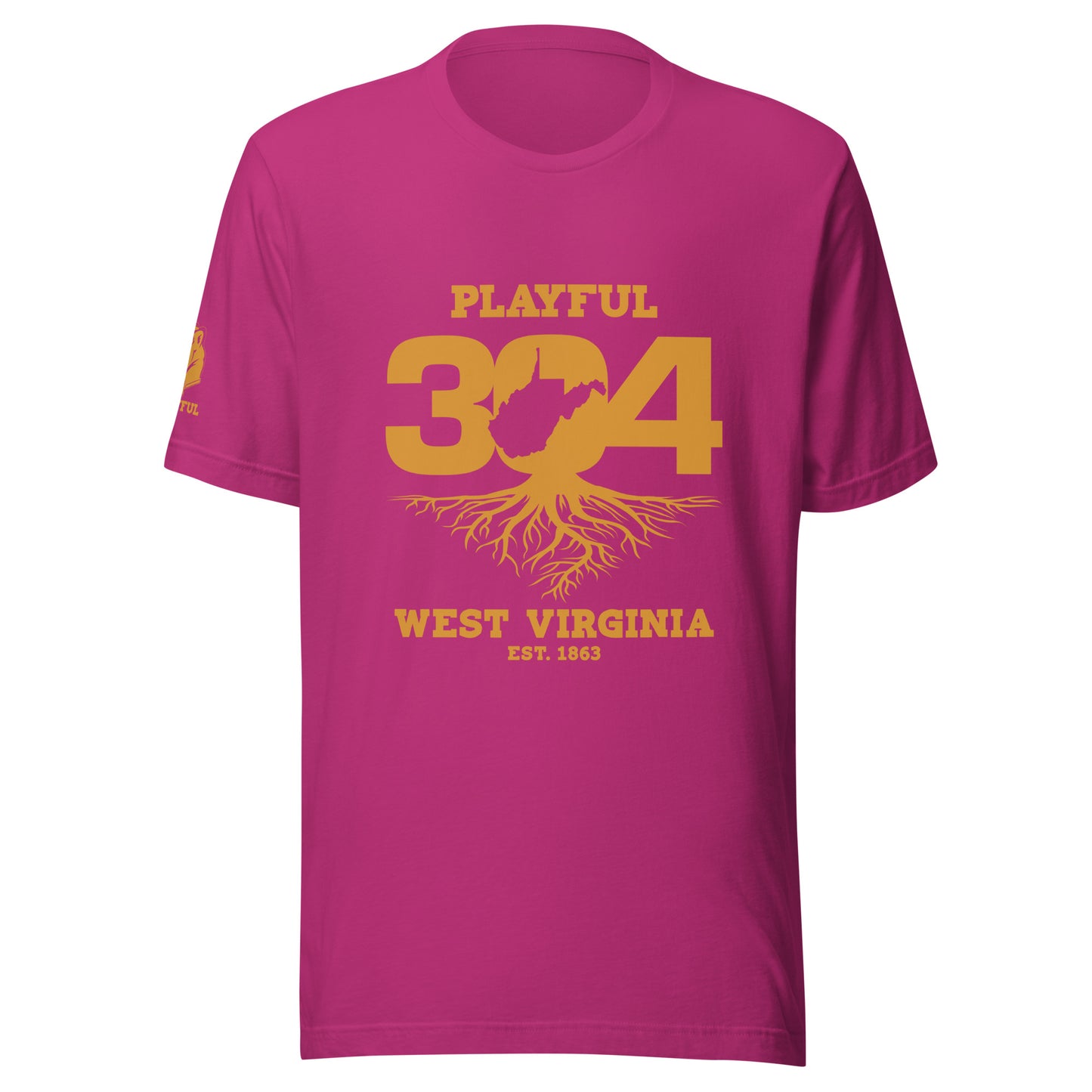 Playful WV - Gold (Unisex) T-Shirt