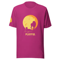 Playful Yellow - Moon (Unisex) T-Shirt