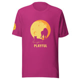 Playful Yellow - Moon (Unisex) T-Shirt