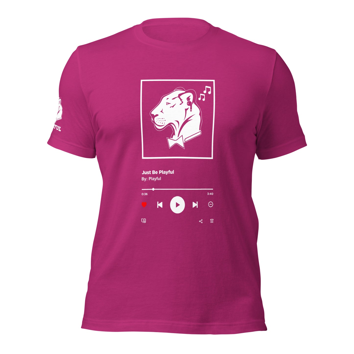 Just Be Playful Streaming (Unisex) Tee