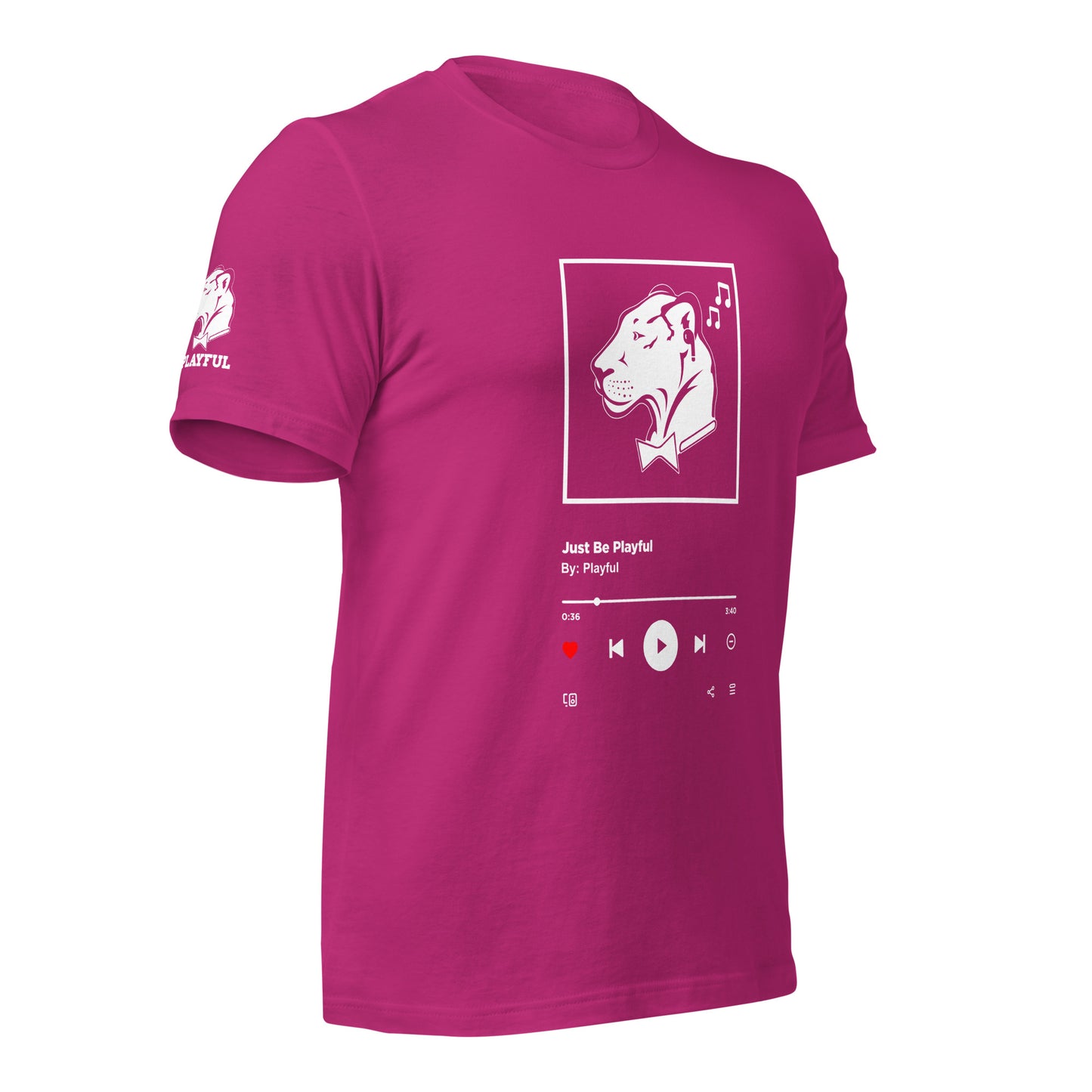 Just Be Playful Streaming (Unisex) Tee