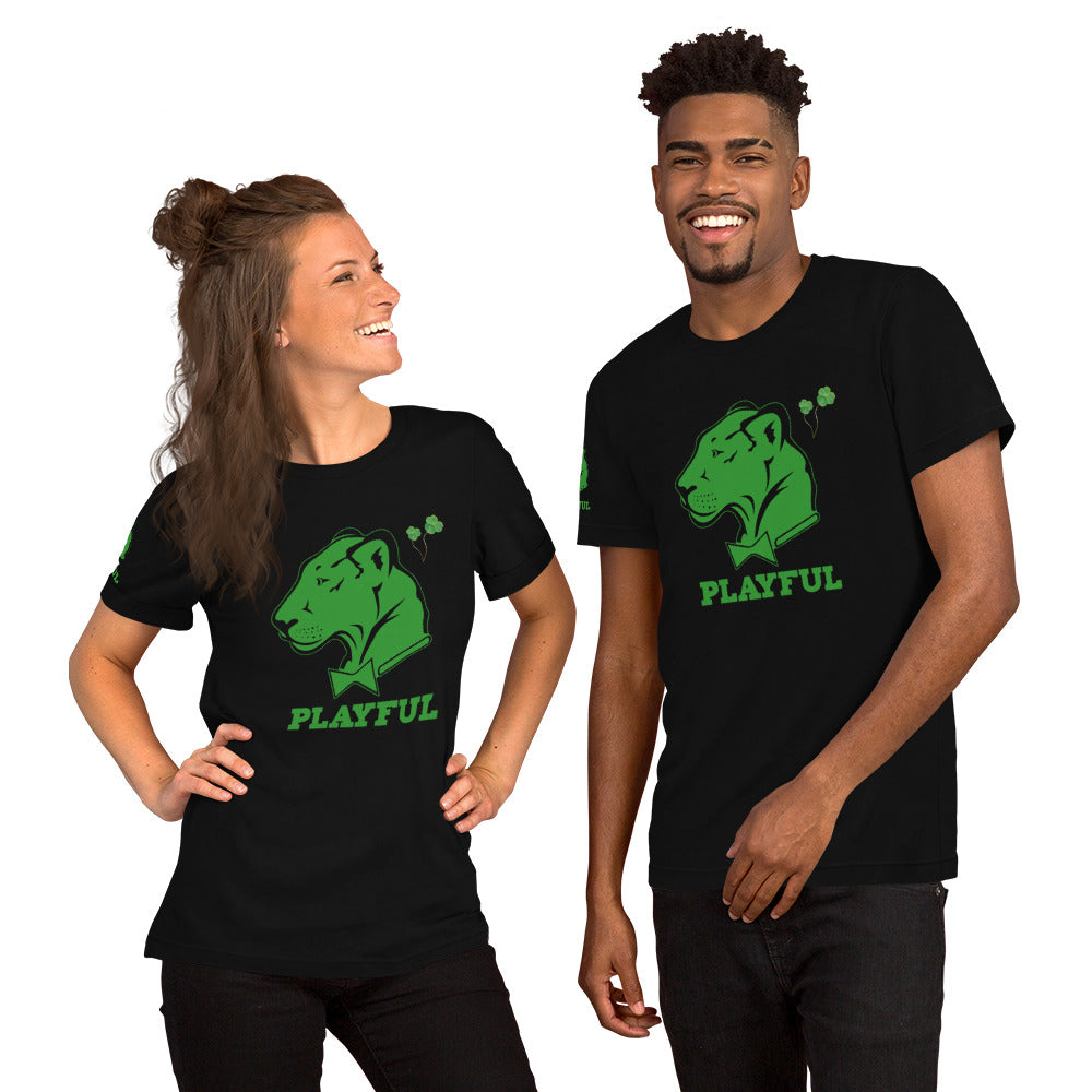 Playful St. Patrick's Day Short-Sleeve (Unisex) T-Shirt