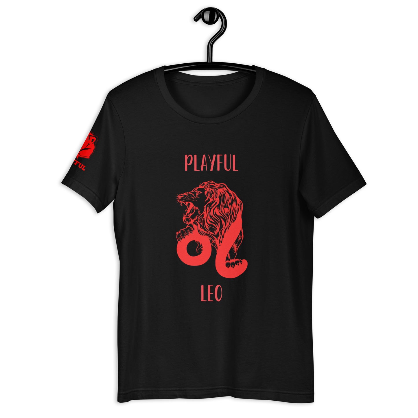 Playful Leo Red (Unisex) Tee