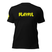 Playful Fire (Yellow) (Unisex) T-Shirt
