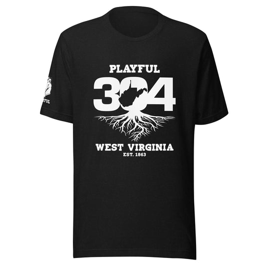 Playful WV - White (Unisex) T-Shirt