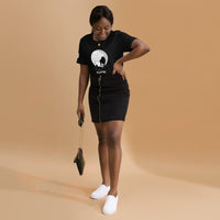 Playful White Moon (Unisex) T-Shirt