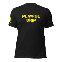 Playful Drip - Yellow (Unisex) T-Shirt