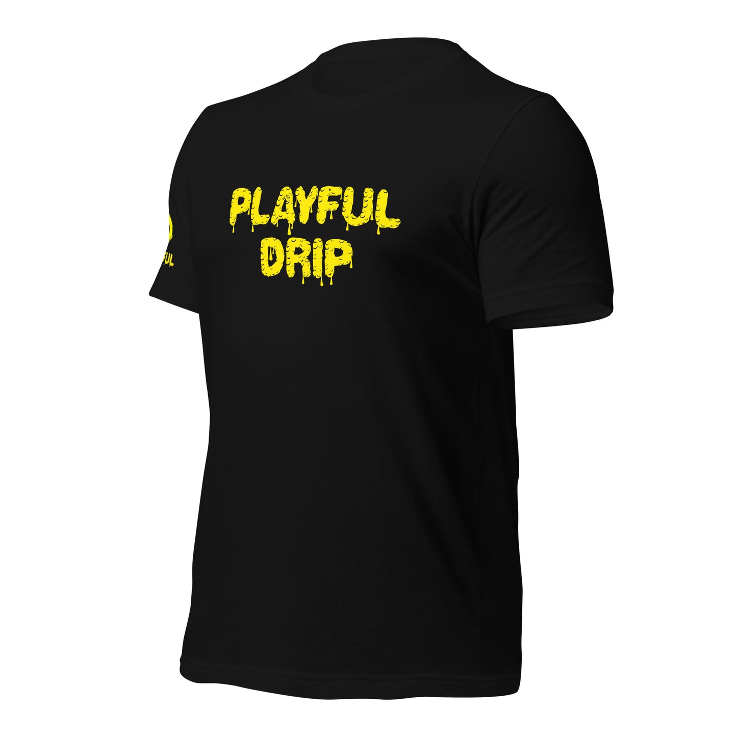 Playful Drip - Yellow (Unisex) T-Shirt