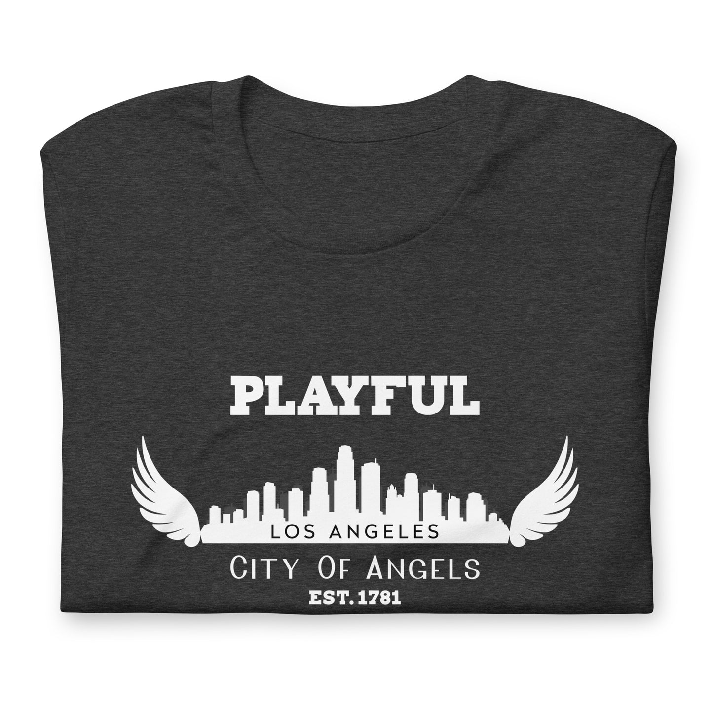 Playful Los Angeles City of Angels (Unisex) T-Shirt