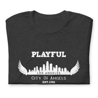 Playful Los Angeles City of Angels (Unisex) T-Shirt