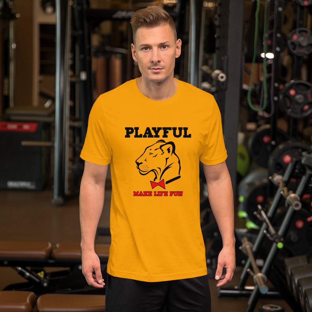 Playful Slogan (Unisex) Short Sleeve Tee