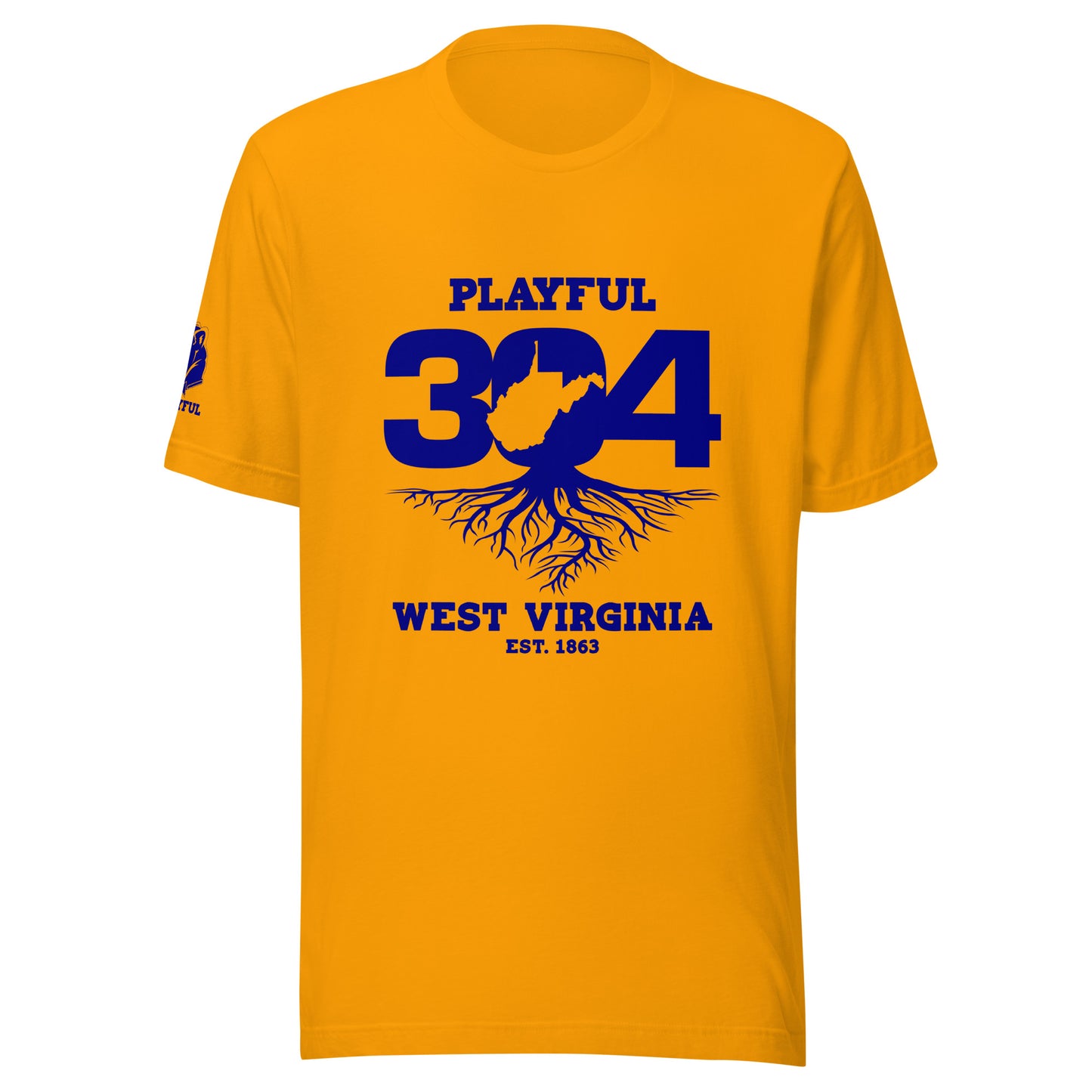 Playful WV - Blue (Unisex) T-Shirt