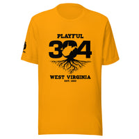 Playful WV - Black (Unisex) T-Shirt