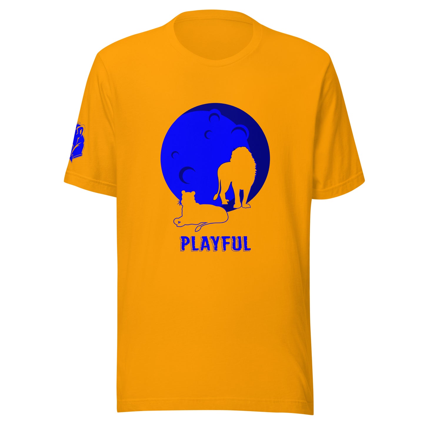 Playful Blue Moon (Unisex) T-Shirt