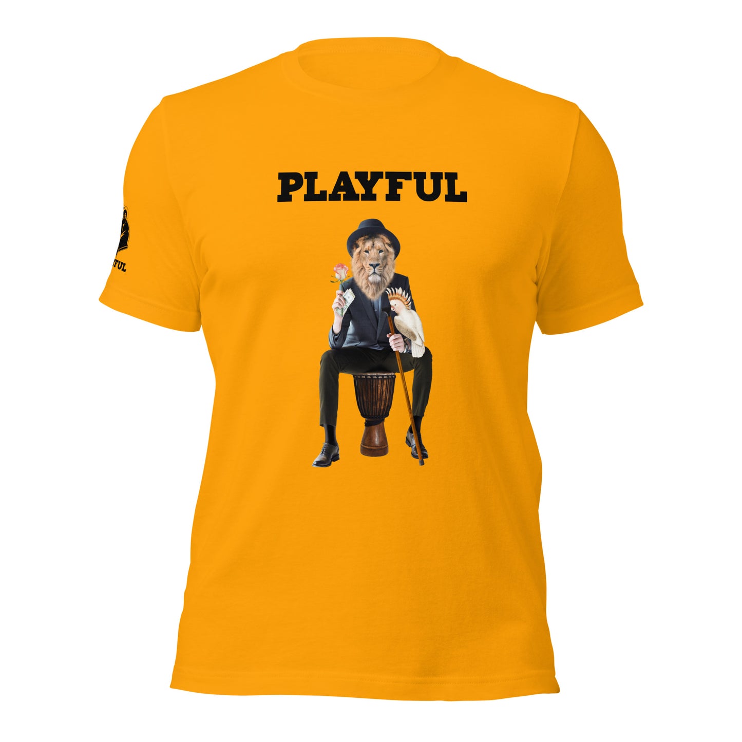 Playful Lion (Unisex) T-Shirt