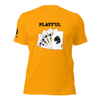 Playful Spades - Black (Unisex) T-Shirt
