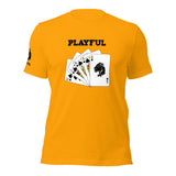 Playful Spades - Black (Unisex) T-Shirt