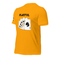 Playful Spades - Black (Unisex) T-Shirt
