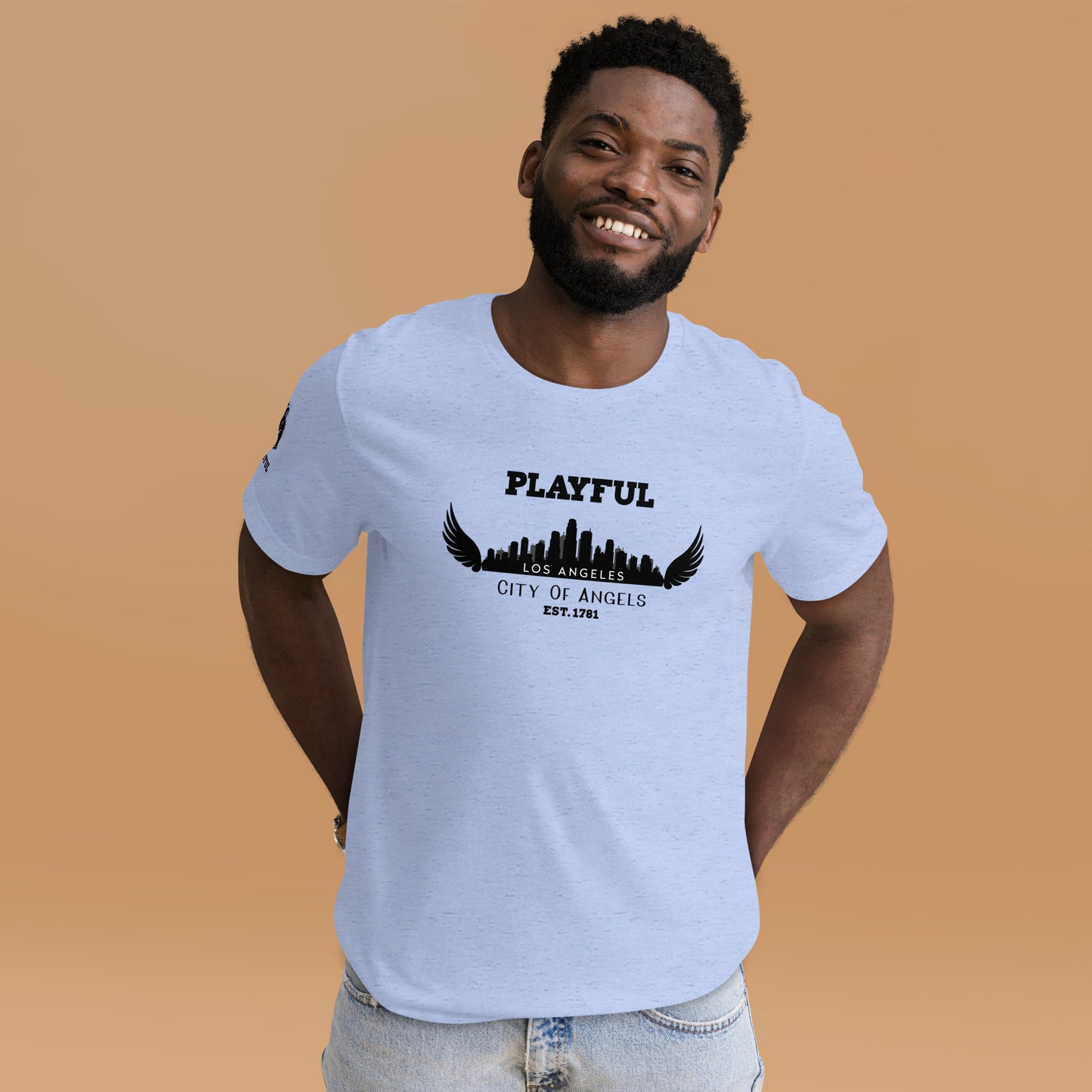 Playful Los Angeles City of Angels (Unisex) T-Shirt