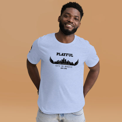 Playful Los Angeles City of Angels (Unisex) T-Shirt