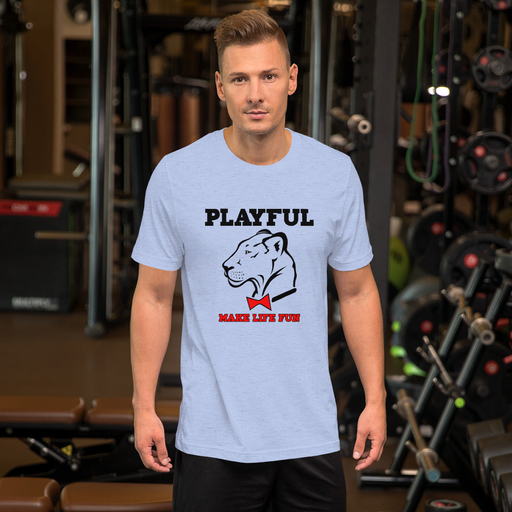 Playful Slogan (Unisex) Short Sleeve Tee
