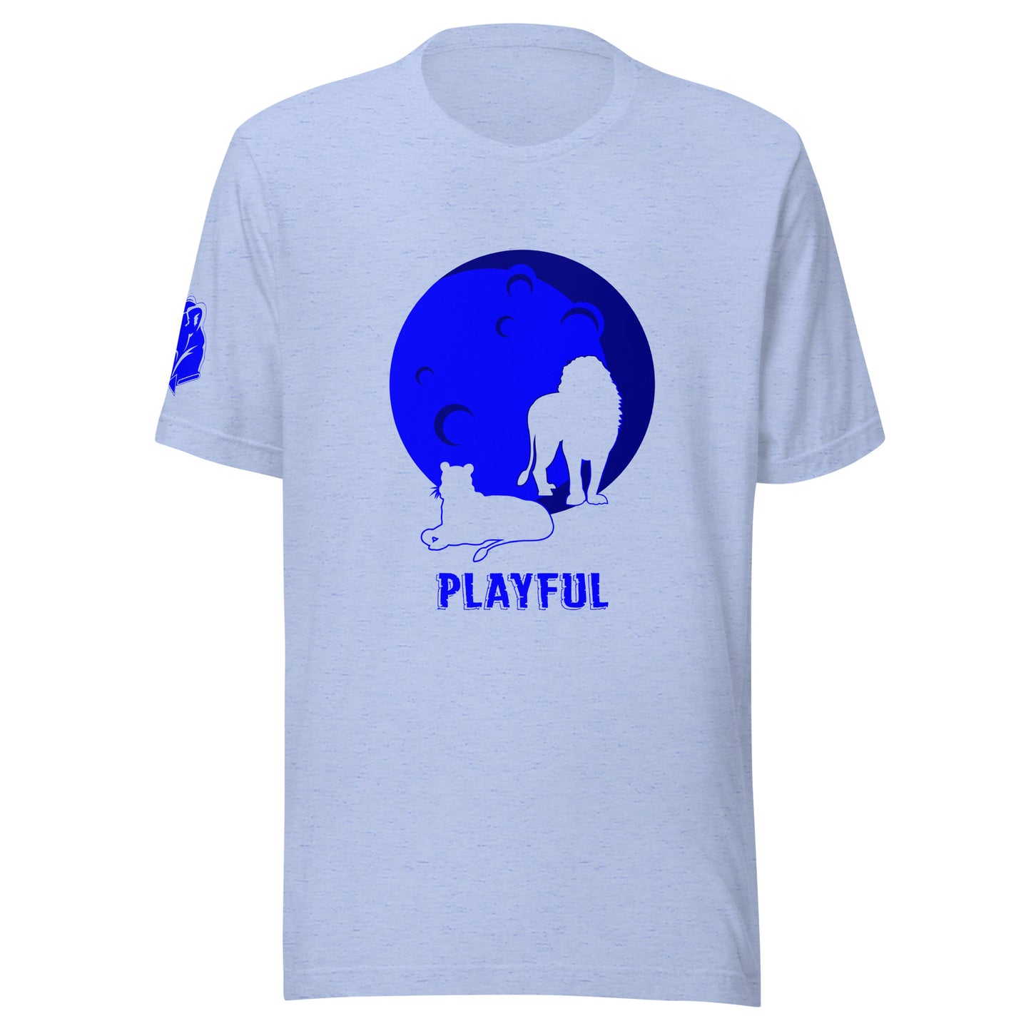 Playful Blue Moon (Unisex) T-Shirt