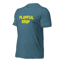 Playful Drip - Yellow (Unisex) T-Shirt