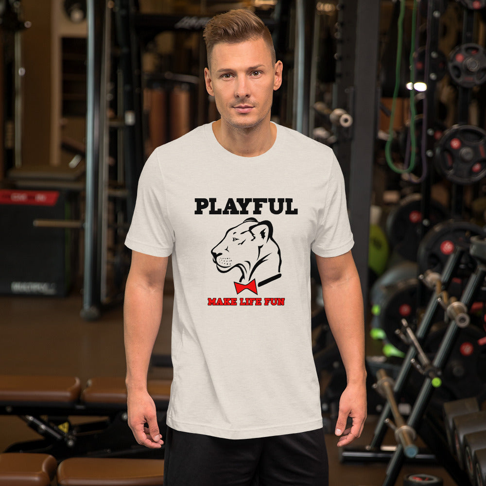 Playful Slogan (Unisex) Short Sleeve Tee