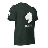 Playful White Out Logo (Unisex) T-Shirt