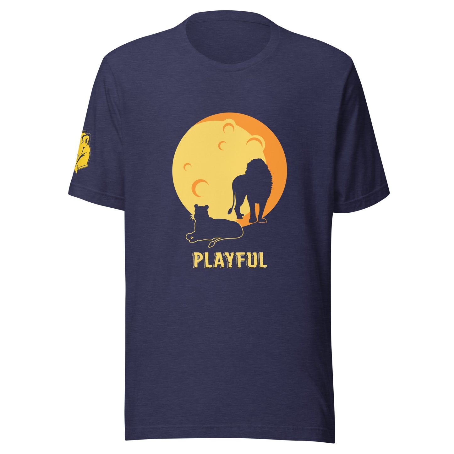Playful Yellow - Moon (Unisex) T-Shirt