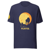 Playful Yellow - Moon (Unisex) T-Shirt