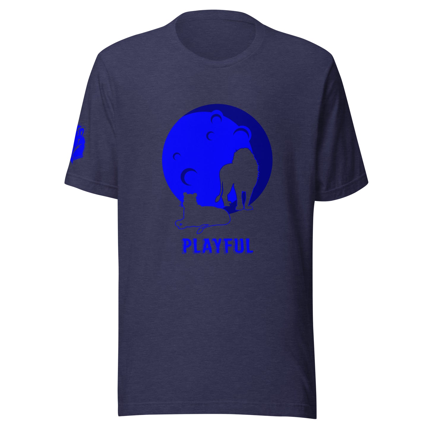 Playful Blue Moon (Unisex) T-Shirt