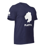 Playful White Out Logo (Unisex) T-Shirt