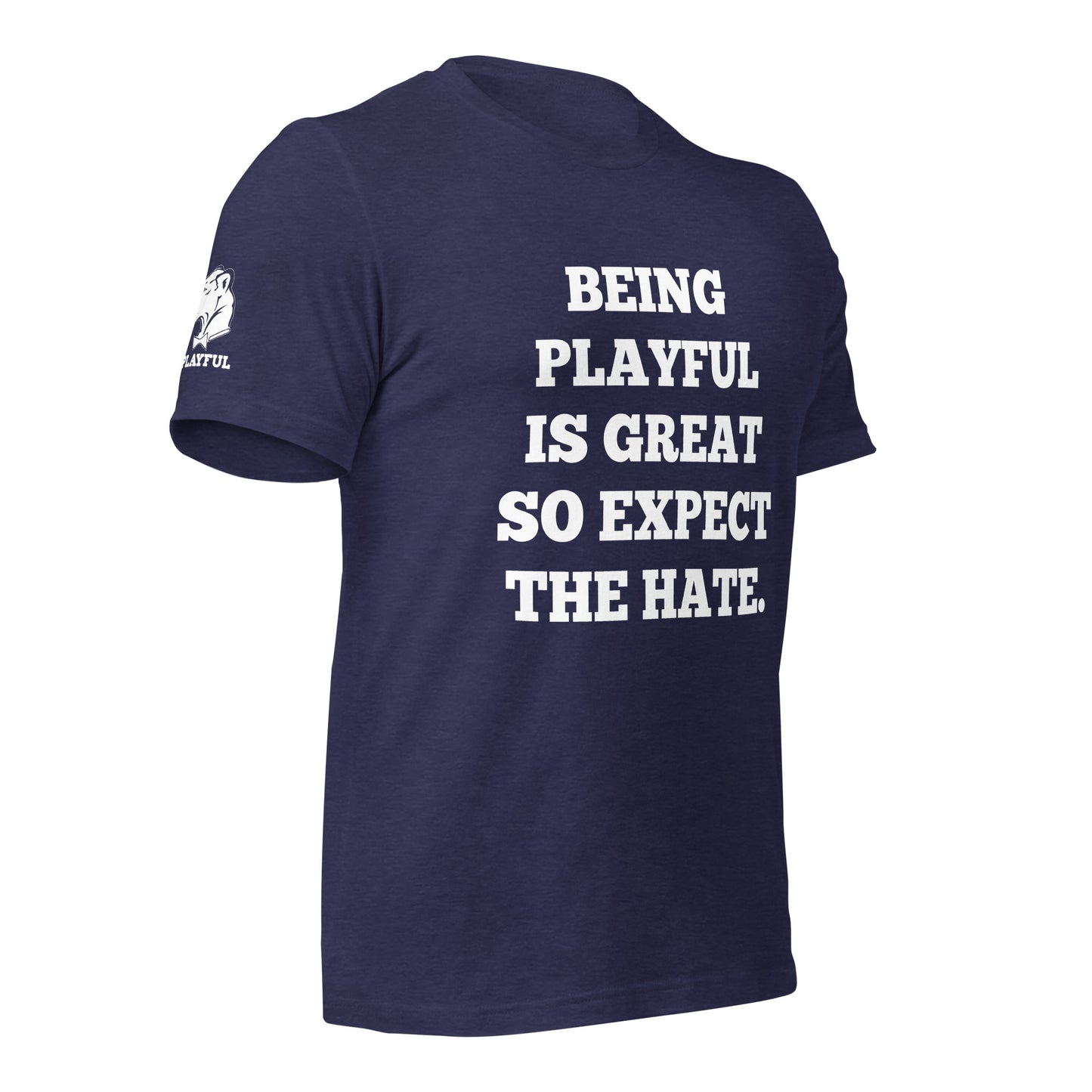 Being Playful is Great, So Expect the Hate (Unisex) T-Shirt