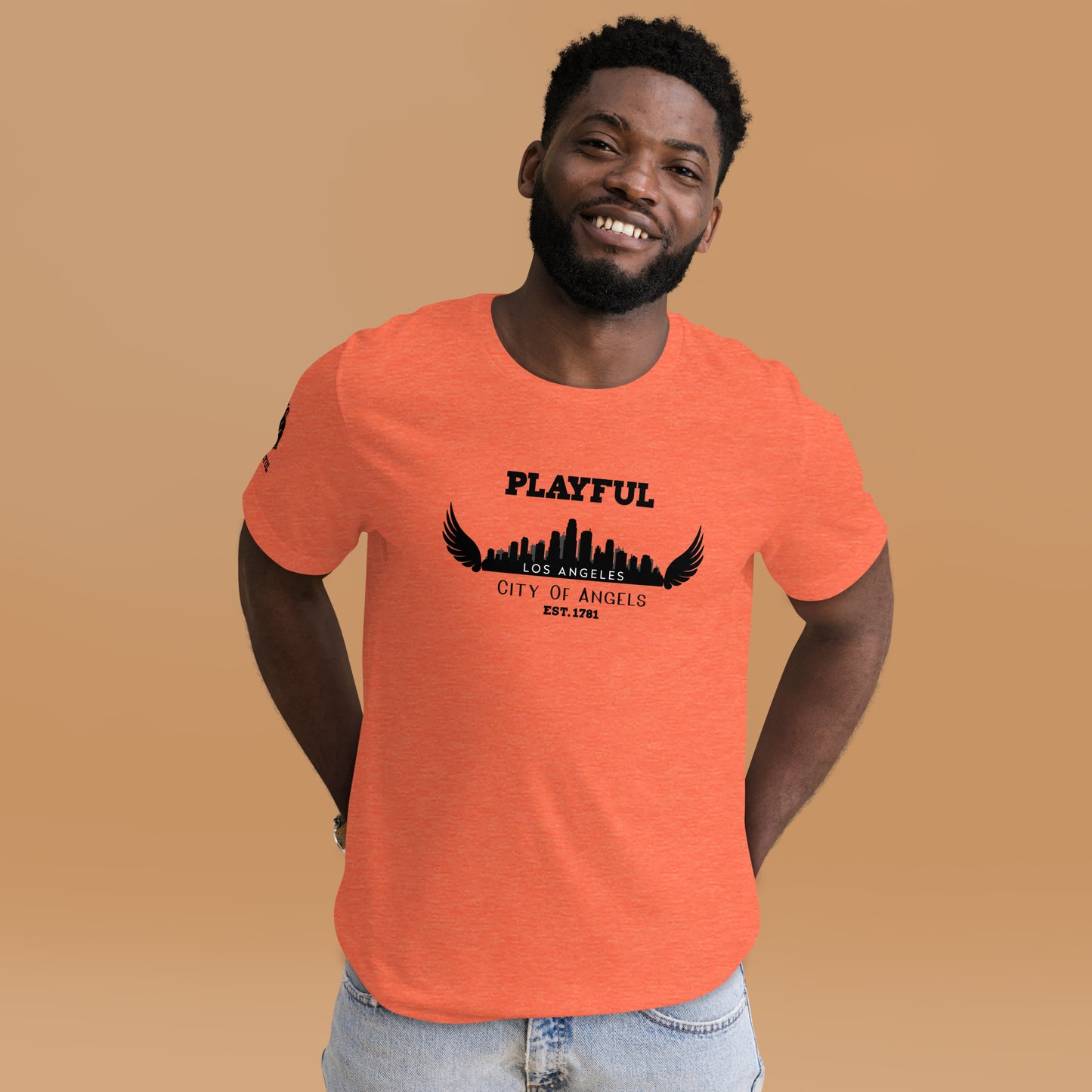 Playful Los Angeles City of Angels (Unisex) T-Shirt