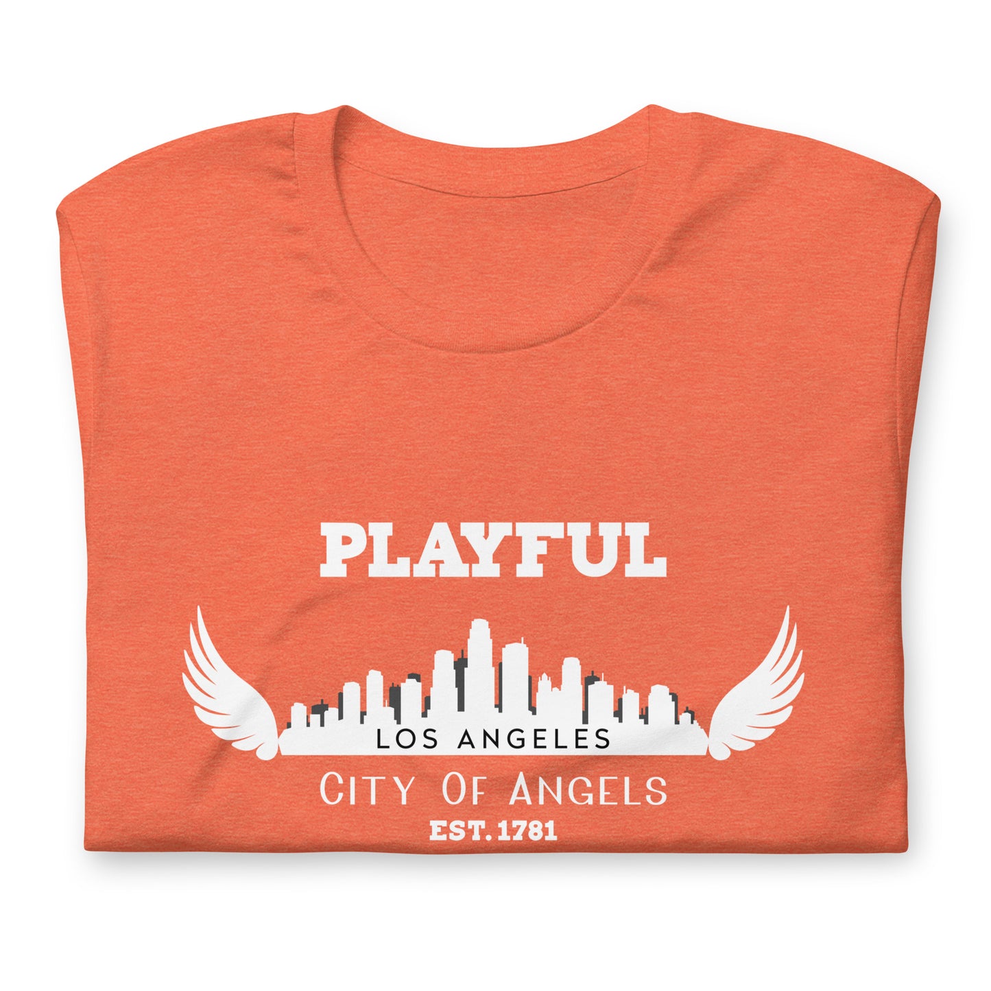 Playful Los Angeles City of Angels (Unisex) T-Shirt