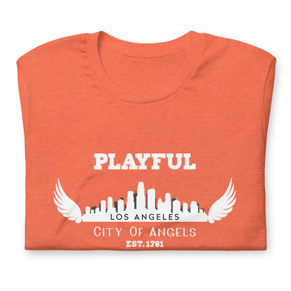 Playful Los Angeles City of Angels (Unisex) T-Shirt